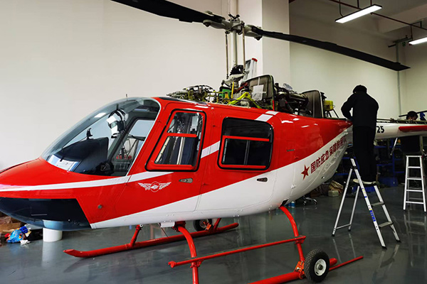 Bell206B直升机维修